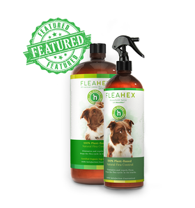 FleaHex Step 1 + 2 - All natural flea control for dogs