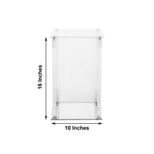 Load image into Gallery viewer, 16&quot; Clear Acrylic Flower Stand, Decorative Vase Table Centerpiece
