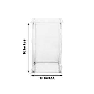 16" Clear Acrylic Flower Stand, Decorative Vase Table Centerpiece