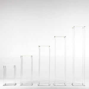 16" Clear Acrylic Flower Stand, Decorative Vase Table Centerpiece