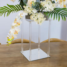 Load image into Gallery viewer, 16&quot; Clear Acrylic Flower Stand, Decorative Vase Table Centerpiece
