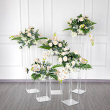 Load image into Gallery viewer, 16&quot; Clear Acrylic Flower Stand, Decorative Vase Table Centerpiece
